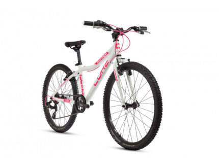 24" Al Nipper, jednopřevodník, 1x7s/1x8s/1x9s, Ahead - bílý lesk s růžovou